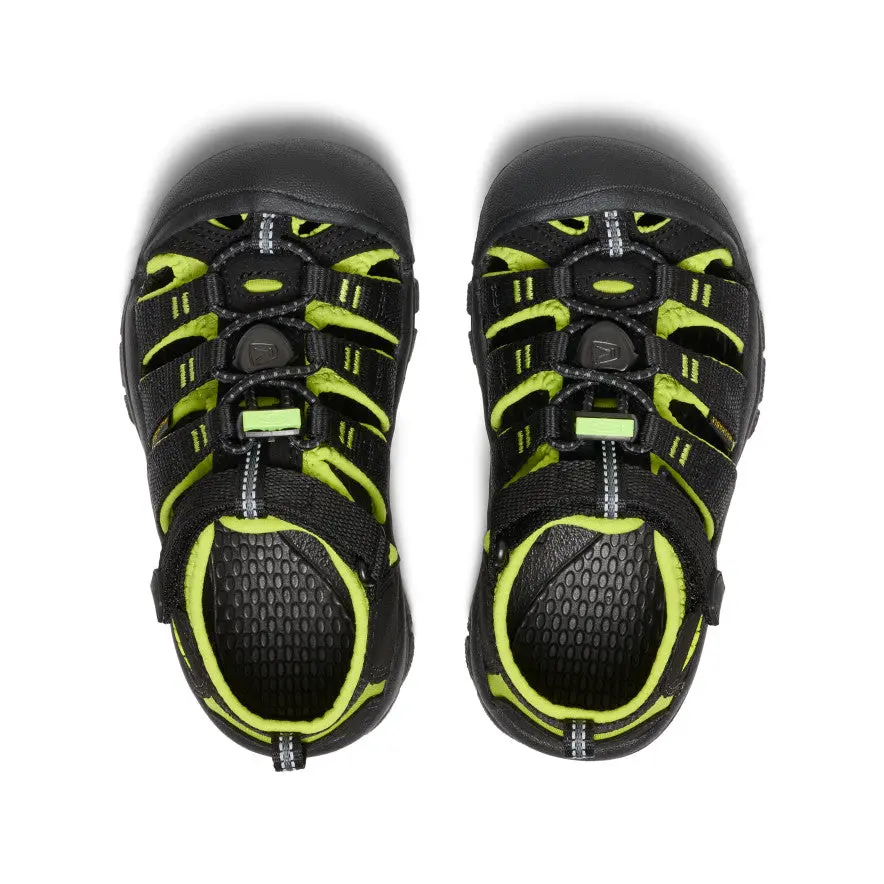 Little Kids' Newport H2 | Black/Lime Green 4