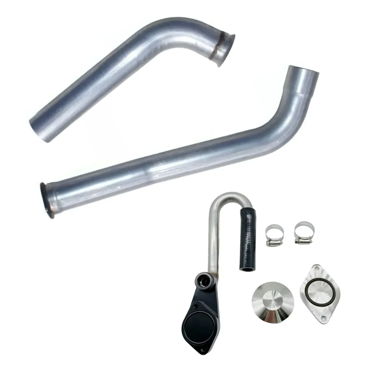 3.5" Down Pipe & Egr Delete For 2003-2007 6.0L Powerstroke Ford F250 F350 F450 1