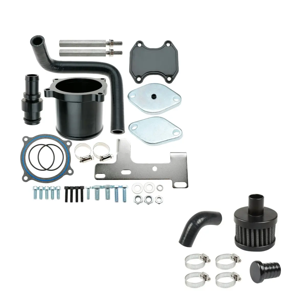 Egr Delete Delete Ccv Crankcase Ventilation Kit For 6.7L Cummins 2010-2014 Dodge Ram 2500 3500 1