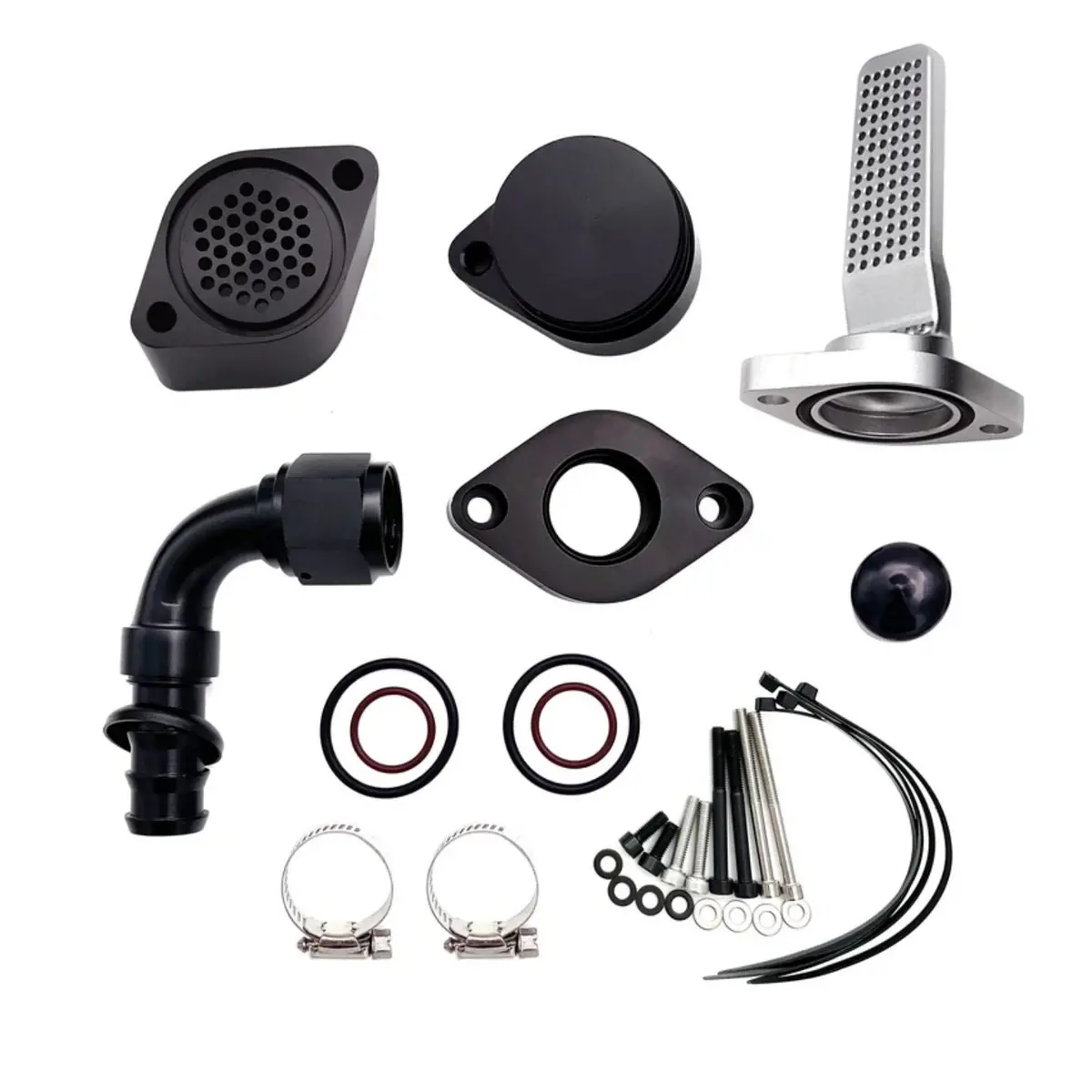 2011-2023 6.7L Ford Powerstroke Ccv Pcv Reroute Engine Ventilation Kit(No Tube) 1