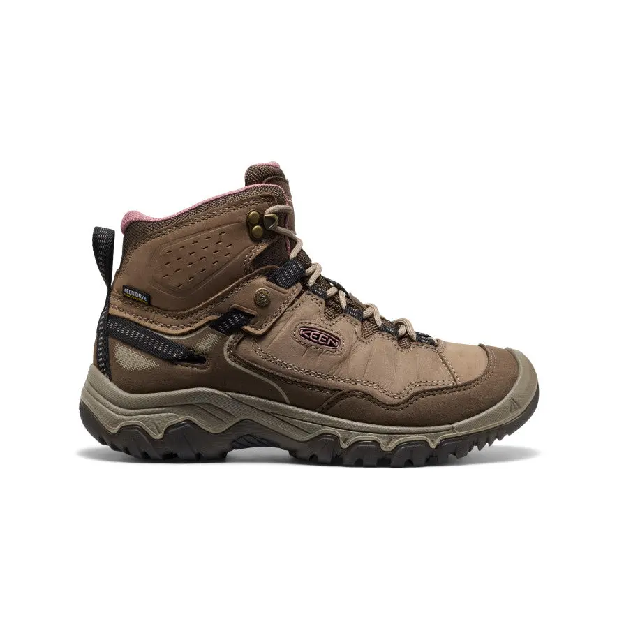 Women's Targhee Iv Waterproof Hiking Boot  |  Brindle/Nostalgia Rose 1
