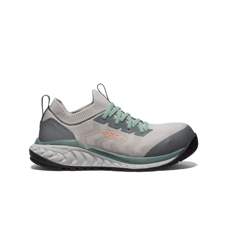 Women's Arvada Shift Work Sneaker (Carbon Toe)  |  Steel Grey/Granite Green 1