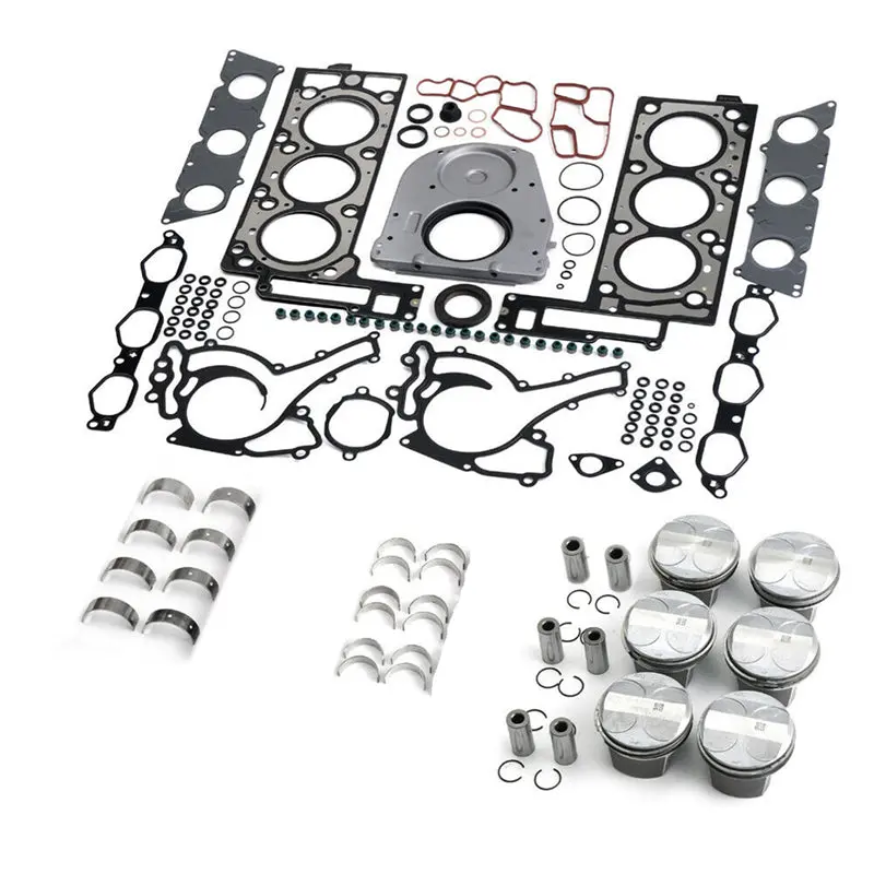 Overhaul Pistons Gaskets Kit For Mercedes-Benz C230 E300 W204 W211 W164 M272 3.0 1