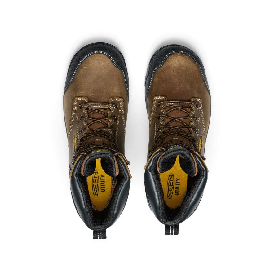 Men's Evanston 8" Insulated Waterproof Boot (Soft Toe) | Bison/Black 4