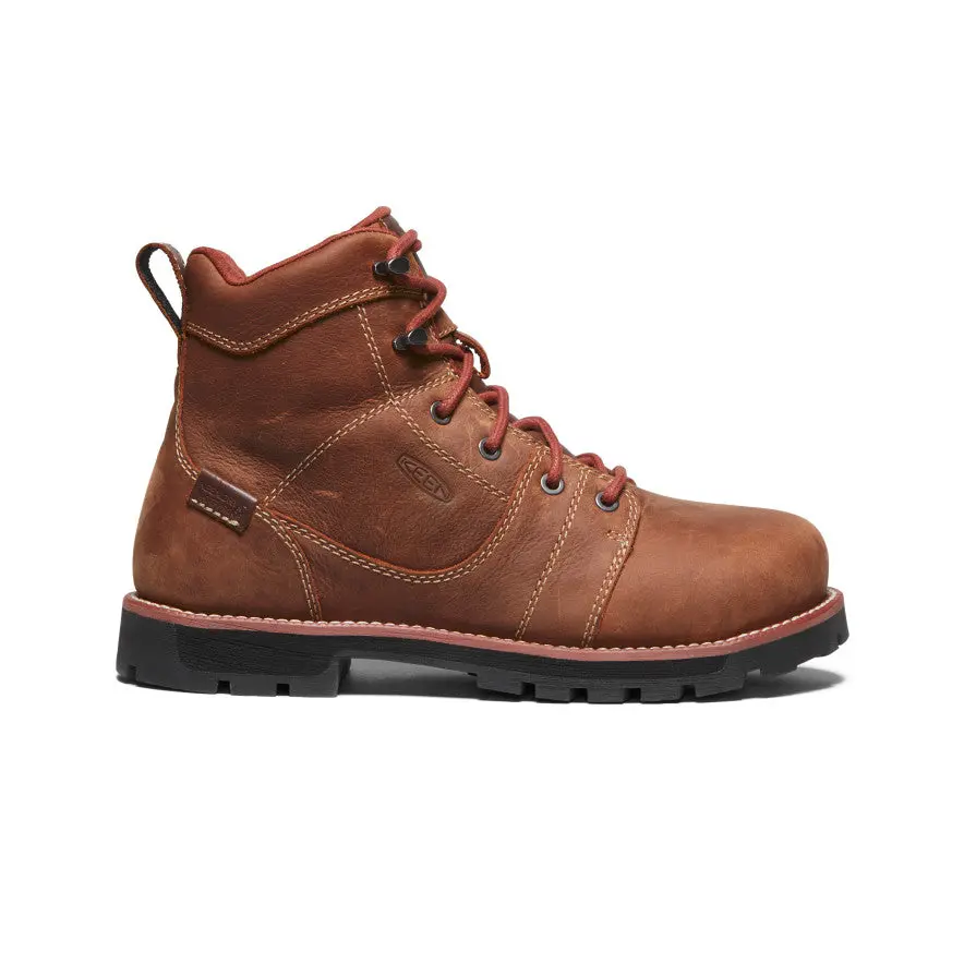 Women's Seattle 6" Waterproof Boot (Aluminum Toe)  |  Gingerbread/Black 1