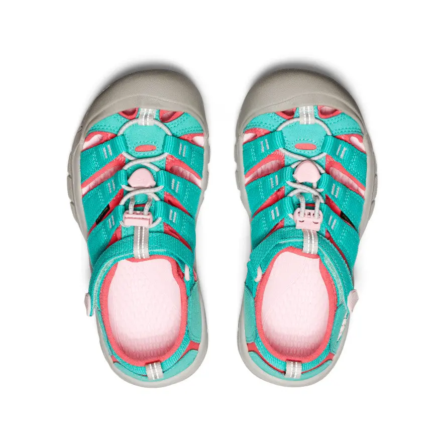 Big Kids' Newport H2 | Bright Aqua/Giggle Pink 4