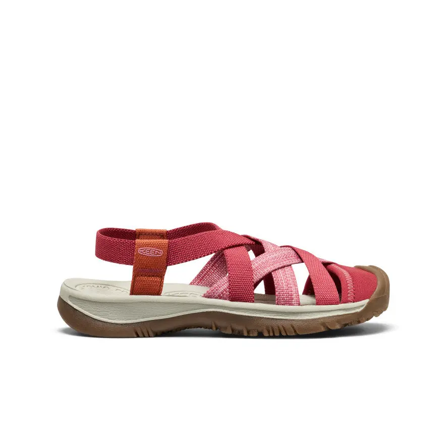 Women's Whisper Lattice Sandal  |  Garnet/Burnt Brick 1