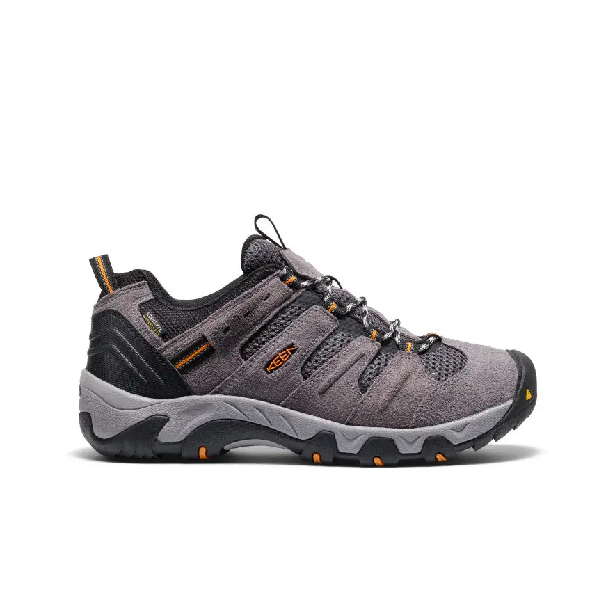 Men's Headout Waterproof Hiking Shoe  |  Steel Grey/Orange Pepper 1