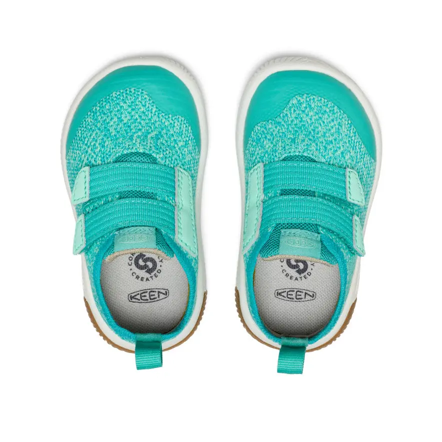 Toddlers' Knx Knit Double Strap | Bright Aqua/Cabbage 4