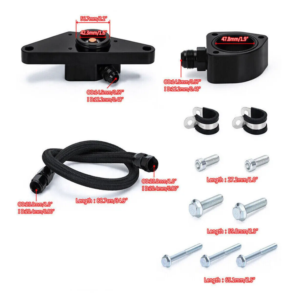 Freeze Coolant Bypass Kit For 2003-2007 Dodge Ram 5.9L 2007.5-2018 6.7L Cummins 2