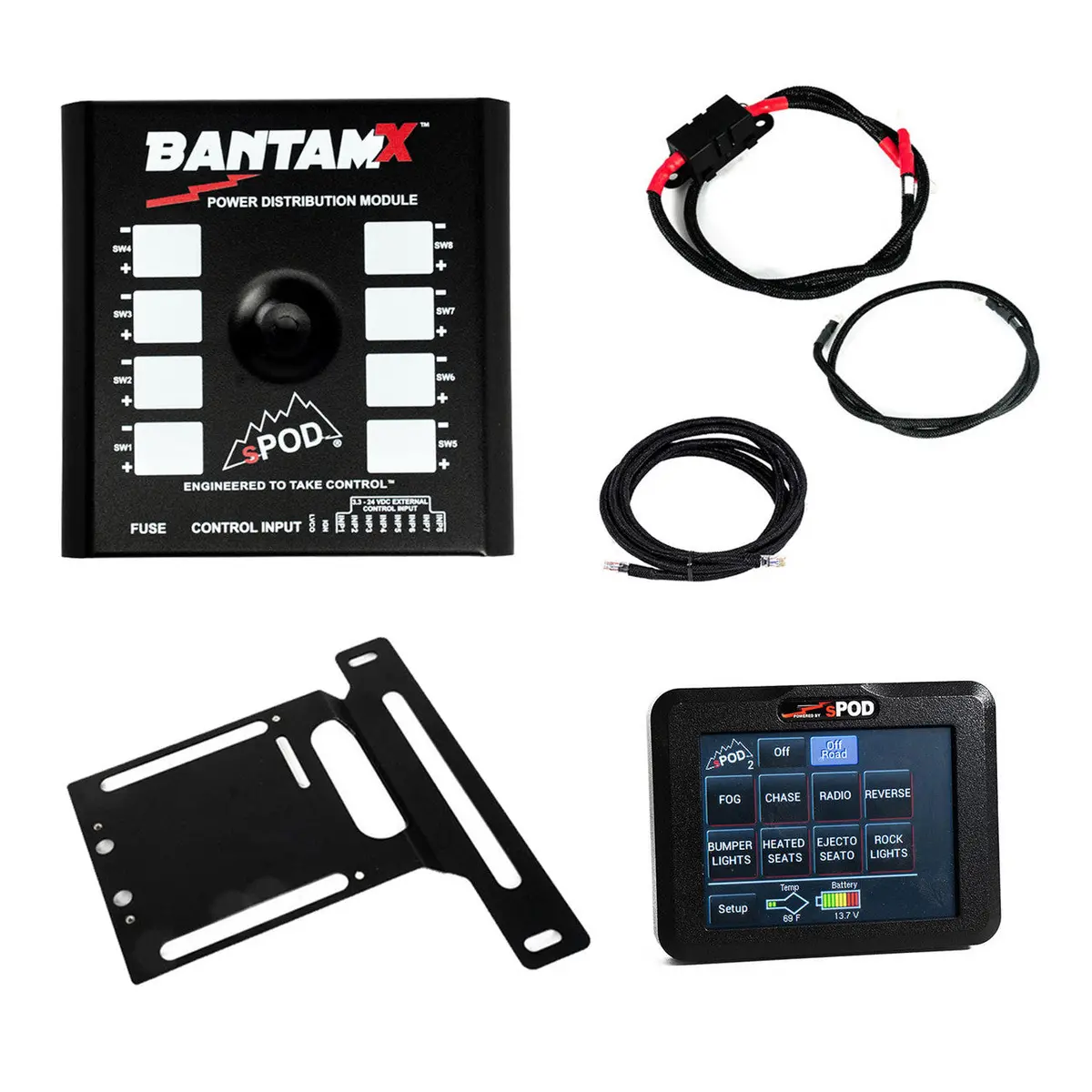 Spod Bantamx Touchscreen - Jeep Jl/Jt 1