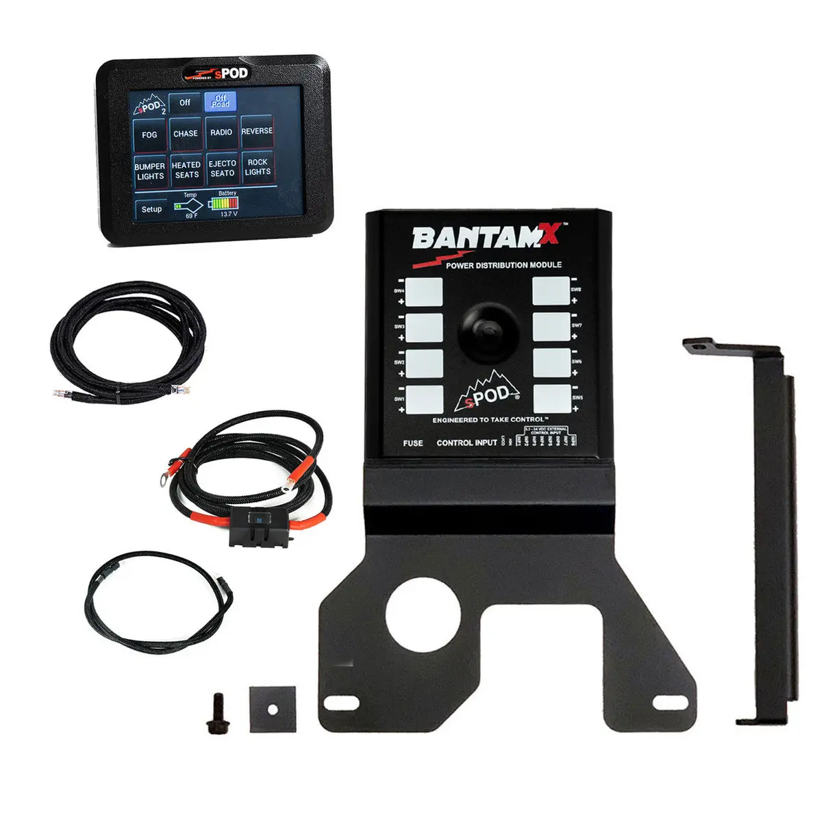 Spod Bantamx Touchscreen - Jeep Jl V8 1
