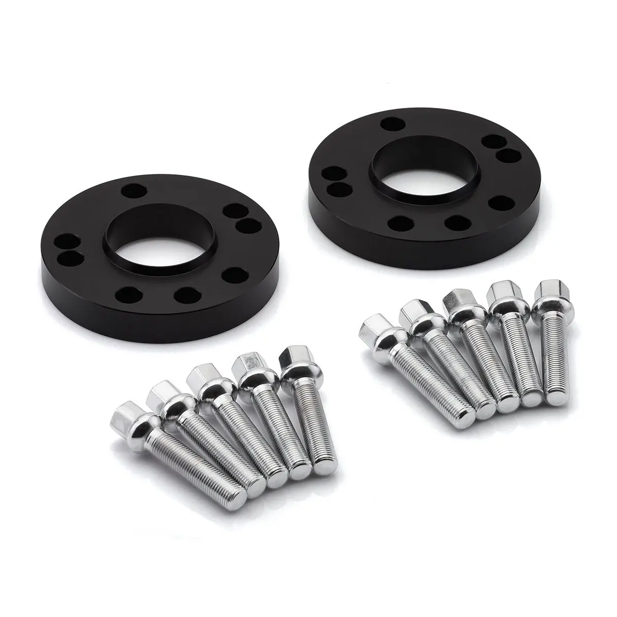 1997-2002 Volkswagen Cabrio 4X100 5X100 57.1 Hubcentric Wheel Spacers Extended Lug Nuts - Set Of 2 3