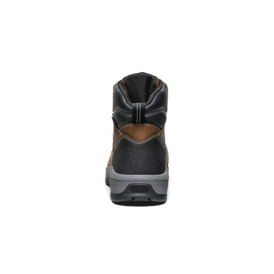 Men's Evanston 6" Waterproof Boot Int Met (Carbon Toe) | Bison/Black 5