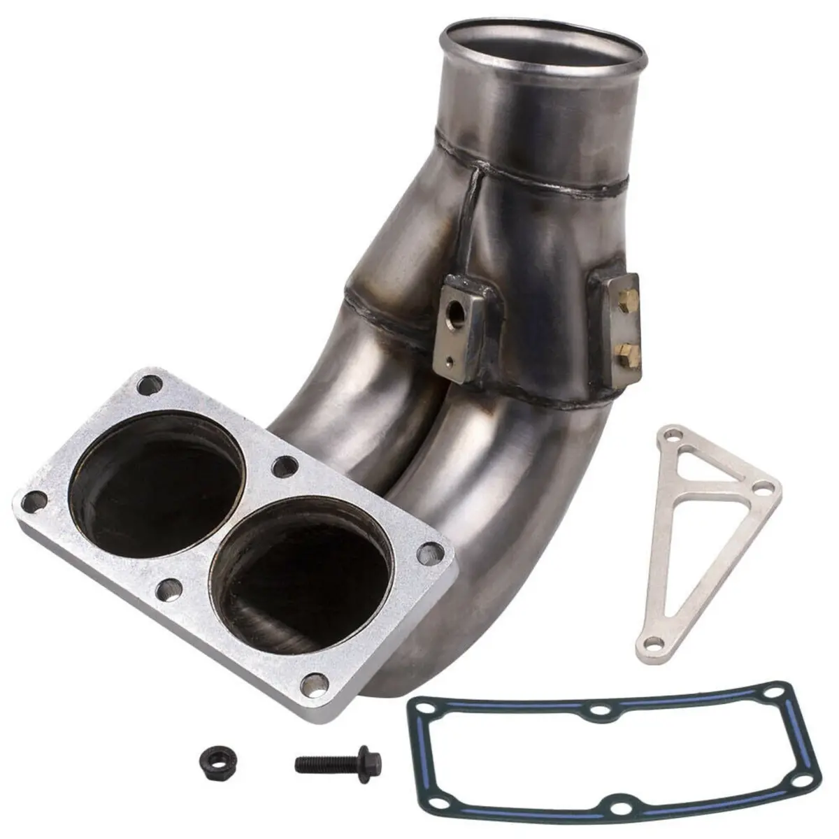 6.7 High Flow Intake Manifold Elbow Tube Horn 3.5" For 07.5-18 Ram 2500 3500 6.7L Cummins Diesel 1