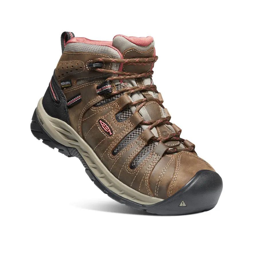 Women's Flint Ii Waterproof Boot (Soft Toe) | Cascade Brown/Brick Dust 3