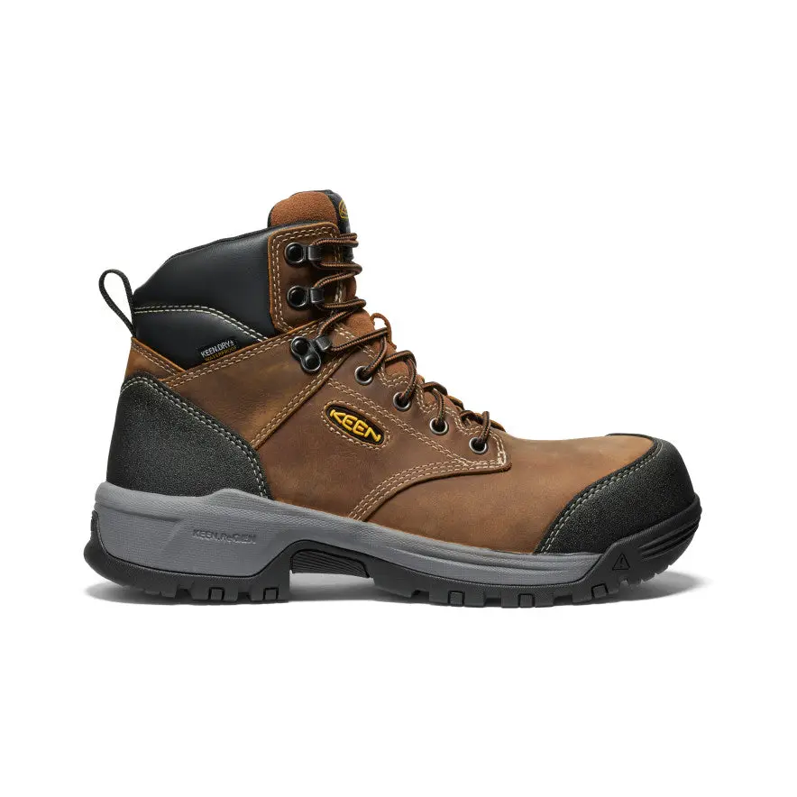 Men's Evanston 6" Waterproof Boot (Carbon Toe)  |  Bison/Black 1
