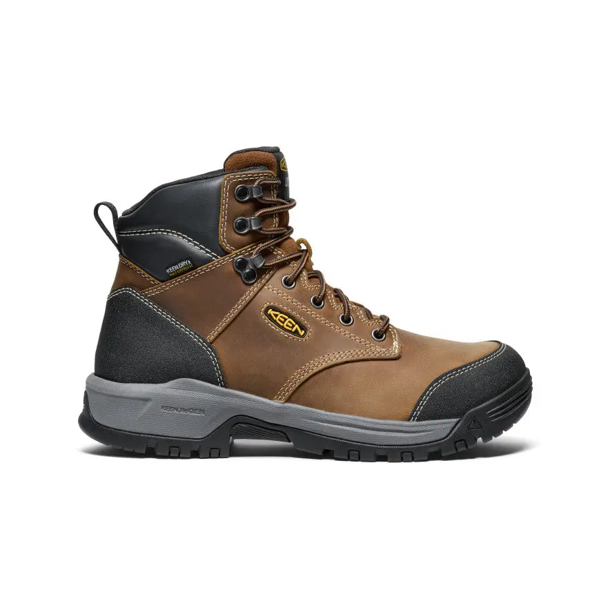 Men's Evanston 6" Waterproof Boot (Soft Toe)  |  Bison/Black 1