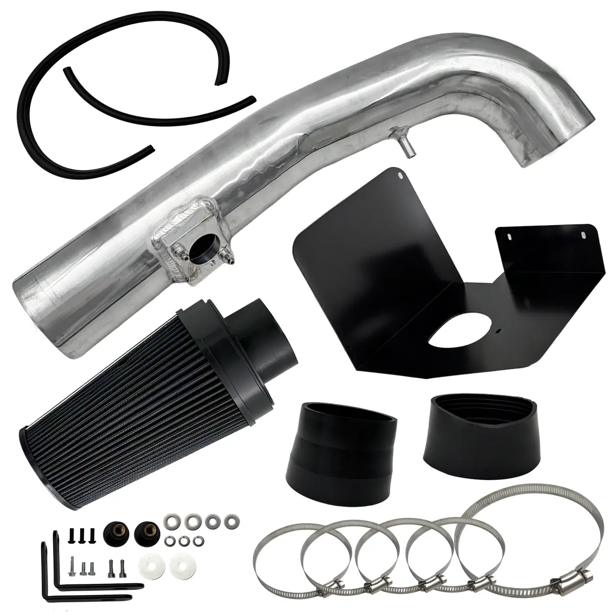 Seguler Cold Air Intake W/Heat Shield For 2009-2013 4.8L 5.3L 6.0L Chevy Gmc 1500 1