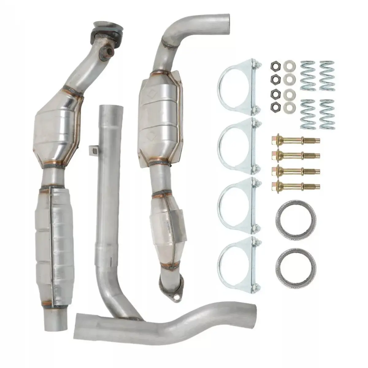 Left + Right Exhaust Catalytic Converter For 2001-2003 Ford F150 4.6L 4Wd 1