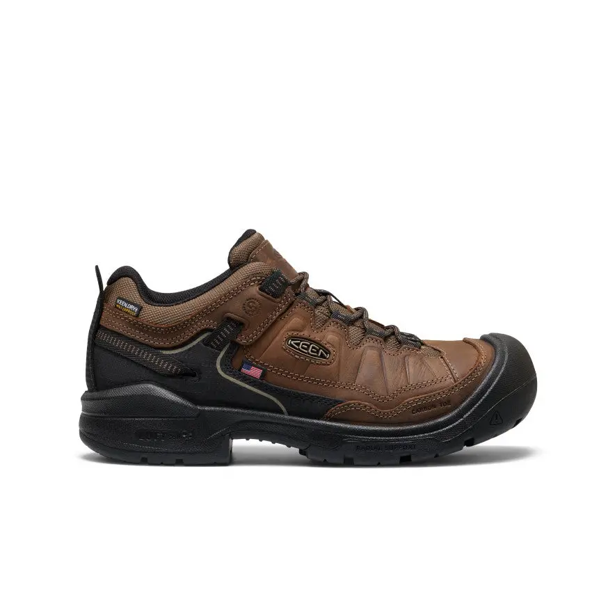 Men's Targhee Iv Waterproof Work Shoe (Carbon Toe)  |  Dark Earth/Black 1