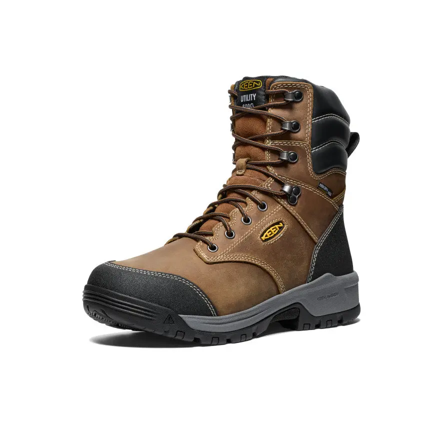 Men's Evanston 8" Insulated Waterproof Boot (Soft Toe) | Bison/Black 3