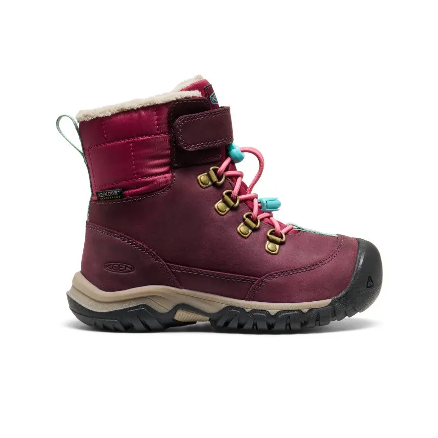 Little Kids' Kanibou Waterproof Winter Boot  |  Fig/Pink Lemonade 1
