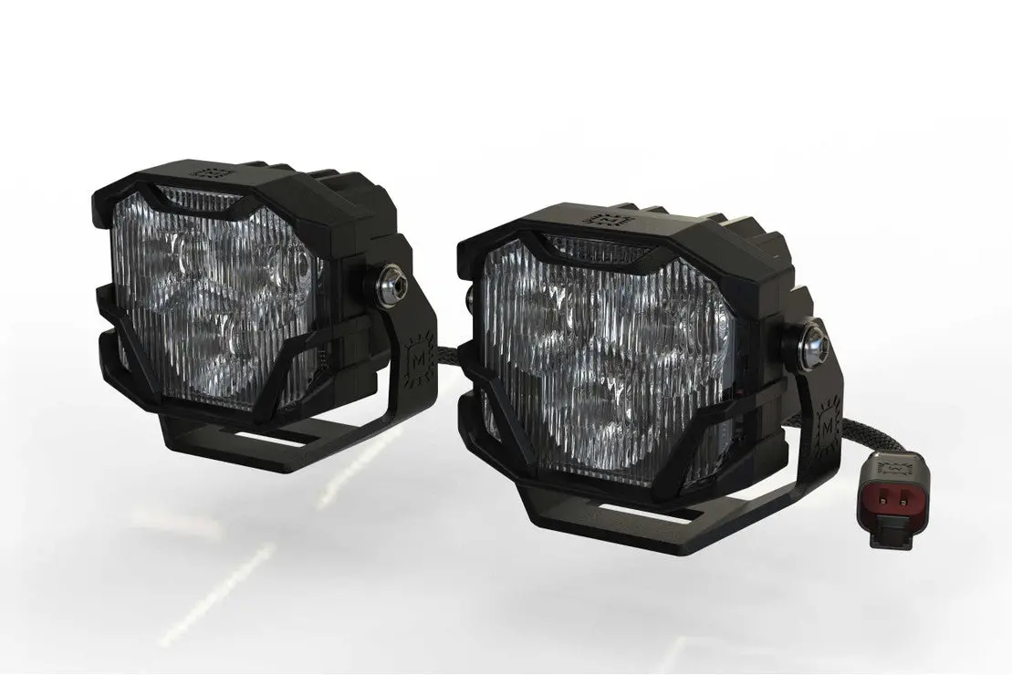 Morimoto 4Banger Led Pods 2.0 Ncs Clear/White (Assorted Beam Patterns) 1