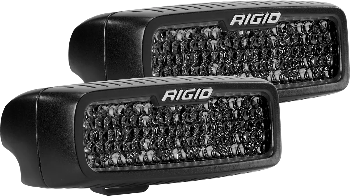 Spot Diffused Midnight Surface Mount Pair Sr-Q Pro Rigid Industries - 905513Blk 1