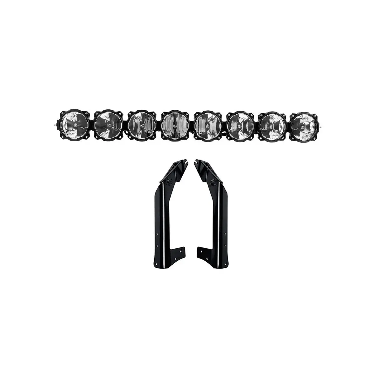 Kc Hilites 50" Pro6 Gravity® Led - 8-Light - Light Bar System - 160W Combo Beam - For 07-18 Jeep Jk # 91313 1