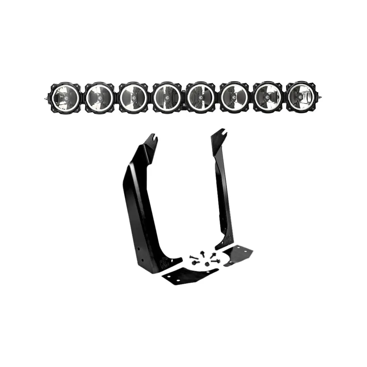 Kc Hilites 50" Pro6 Gravity® Led - 8-Light - Light Bar System - 160W Combo Beam - For 97-06 Jeep Tj # 91337 1
