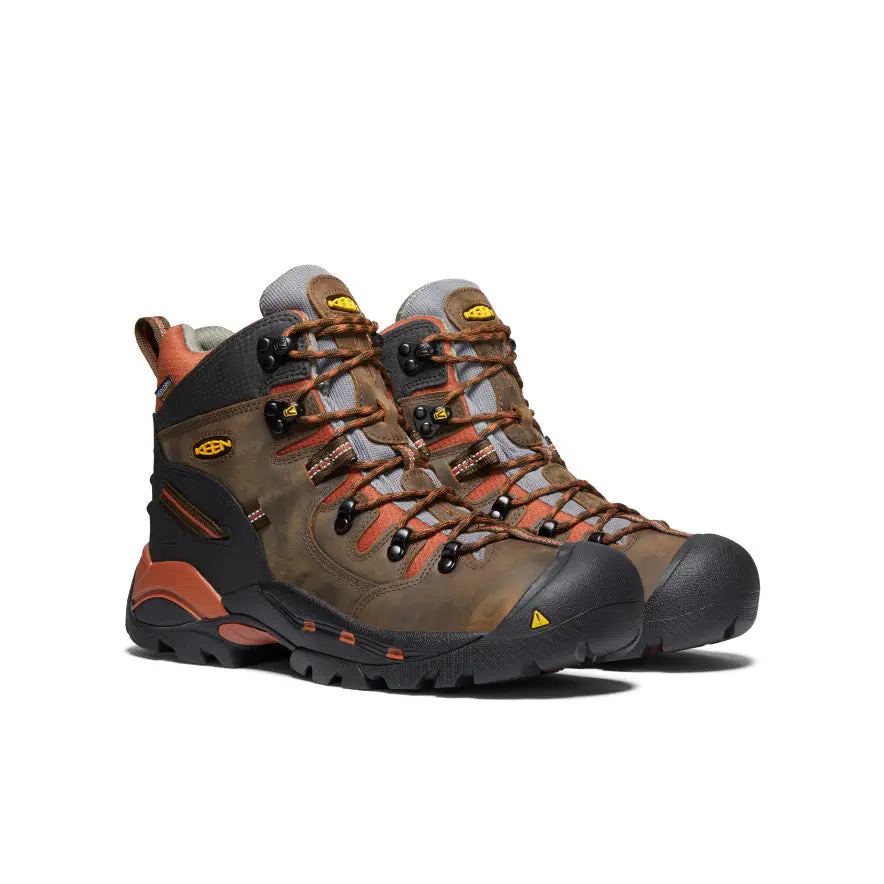 Men's Pittsburgh 6" Waterproof Boot (Soft Toe) | Cascade Brown/Bombay Brown 2