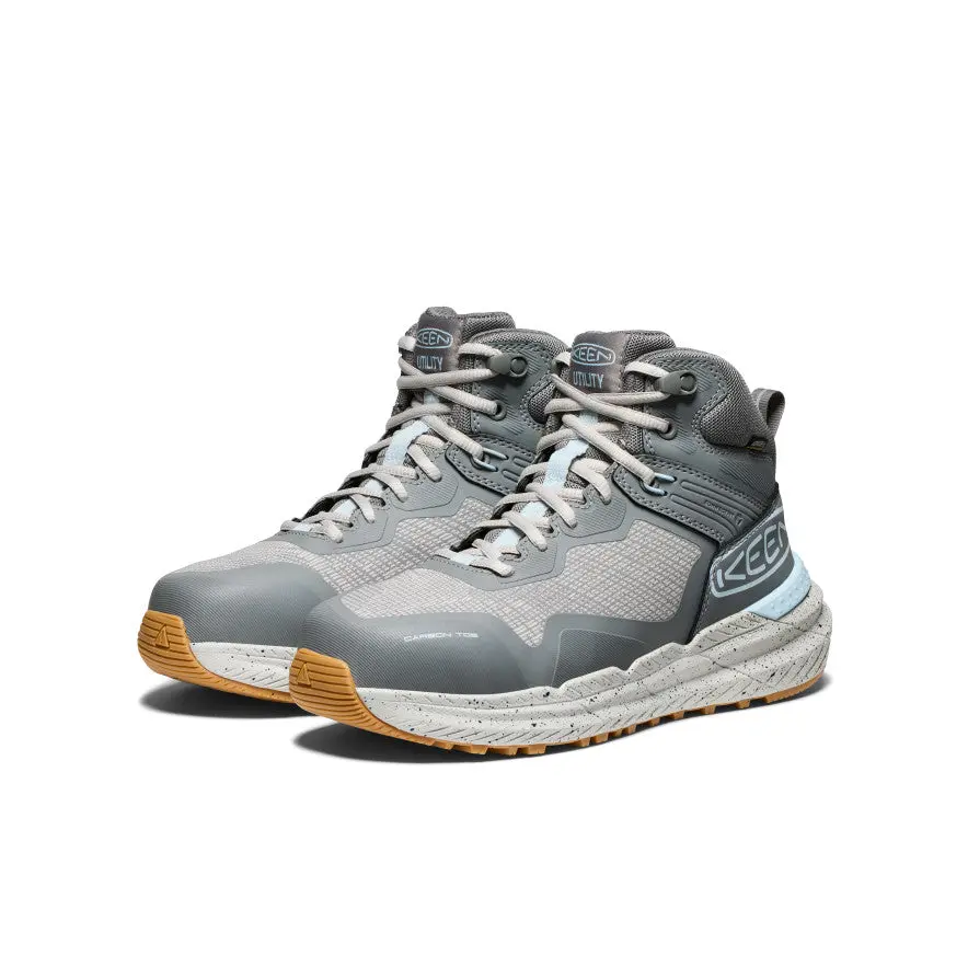 Women's Synchro Waterproof Work Boot (Carbon Toe) | Steel Grey/Gum 2