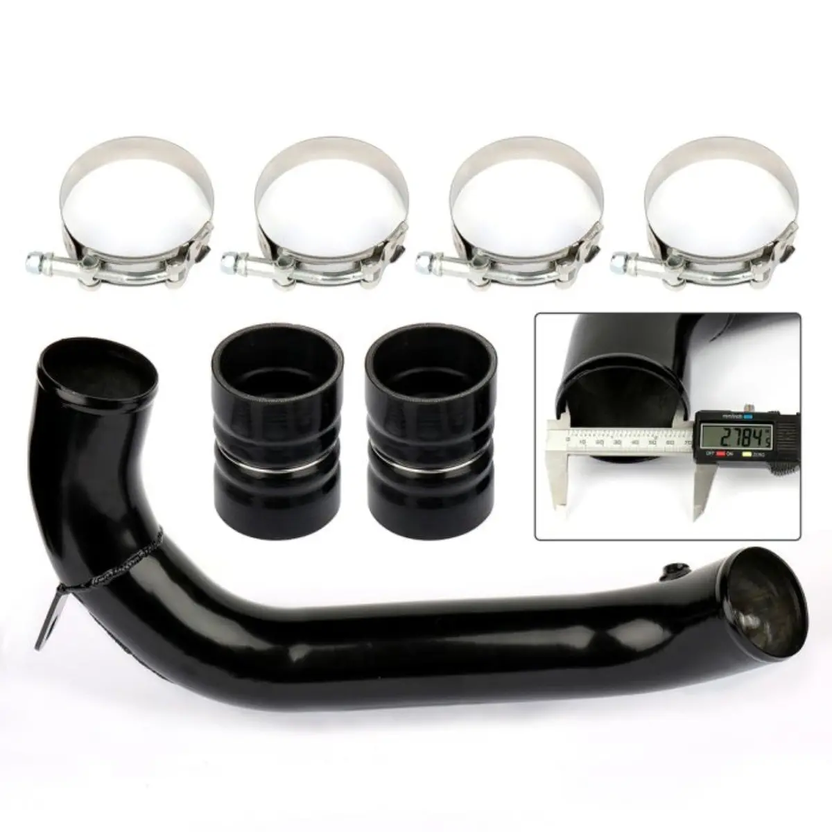 Egr Valve Delete Kit W/ Intake Elbow & Uppipe For 6.4L Powerstroke 2008-2010 Ford F250 350 450 550 2