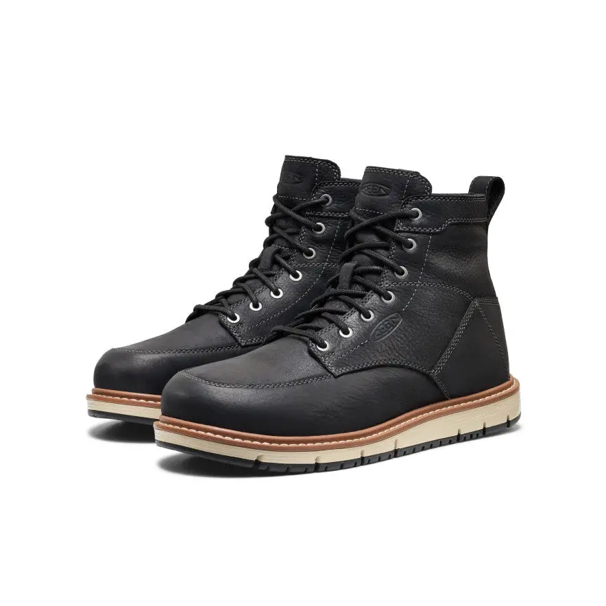 Men's San Jose 6" Boot (Aluminum Toe) | Black/Caramel Cafe 2