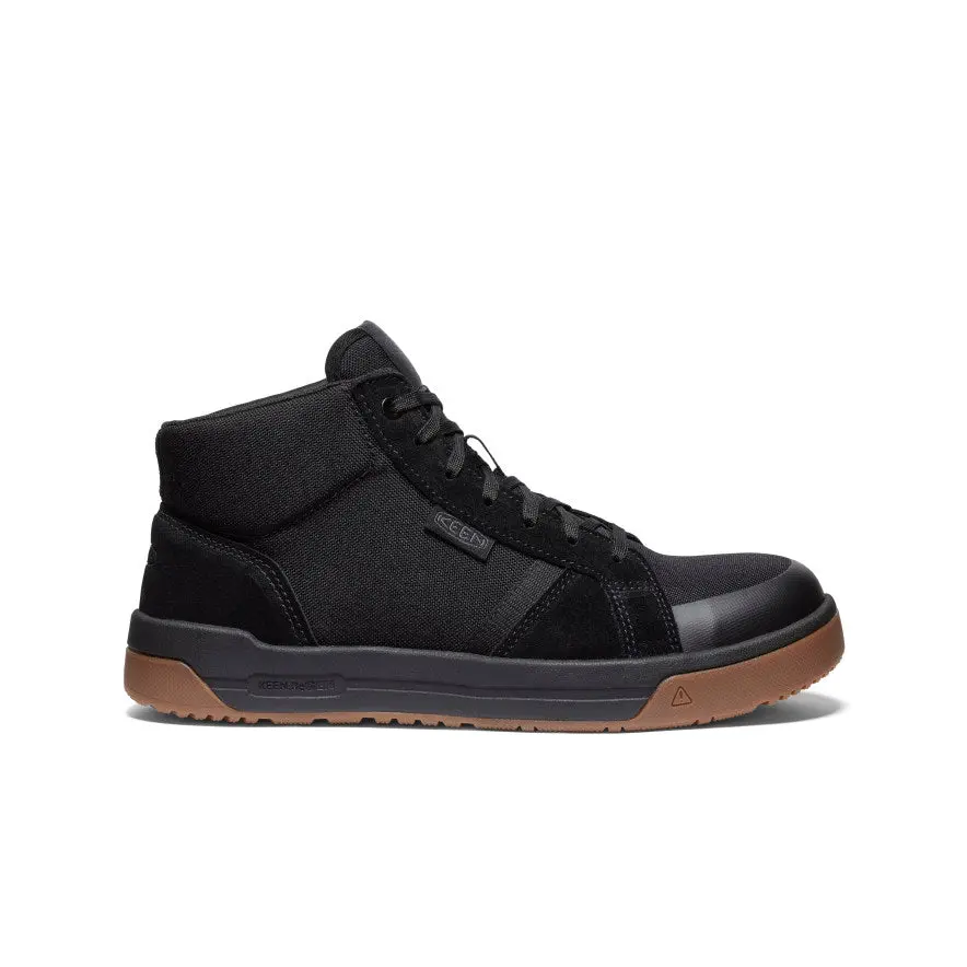 Men's Kenton Mid Work Shoe (Carbon Toe)  |  Black/Gum 1