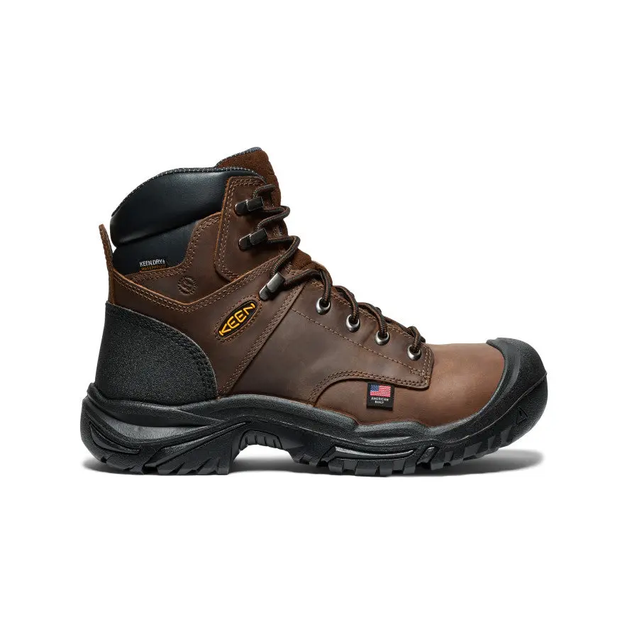 Men's Mt Vernon Ii 6" Waterproof Boot (Steel Toe)  |  Dark Earth/Black 1