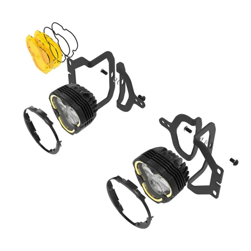 Flex Era® 3 Dual Mode Sae Fog Led Light Pods - 2-Light Master Kit - Jeep Jljt Sport Bumpers 2