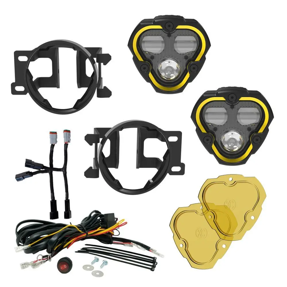 Flex Era® 3 Dual Mode Sae Fog Led Light Pods - 2-Light Master Kit - Toyota Tacoma4runnertundra 1