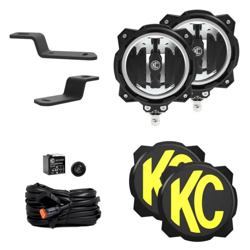 Gravity® Led Pro6 Wide-40 - 2-Light System - Ditch Light Kits - For 21+ Ford Bronco 1
