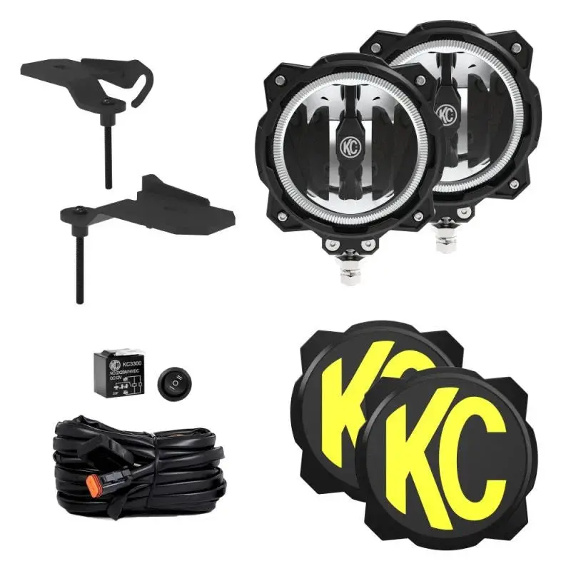 Gravity® Led Pro6 Wide-40 - 2-Light System - Ditch Light Kit - For Jeep 392/Mojave 1