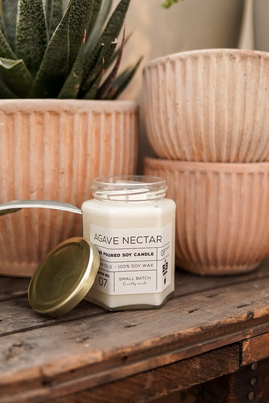 09 Ounce Agave Nectar Candle 1
