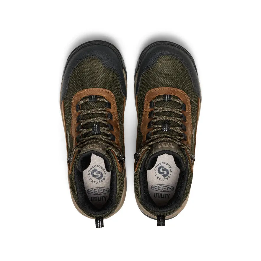 Men's Skokie Waterproof Work Boot (Soft Toe) | Forest Night/Black 4