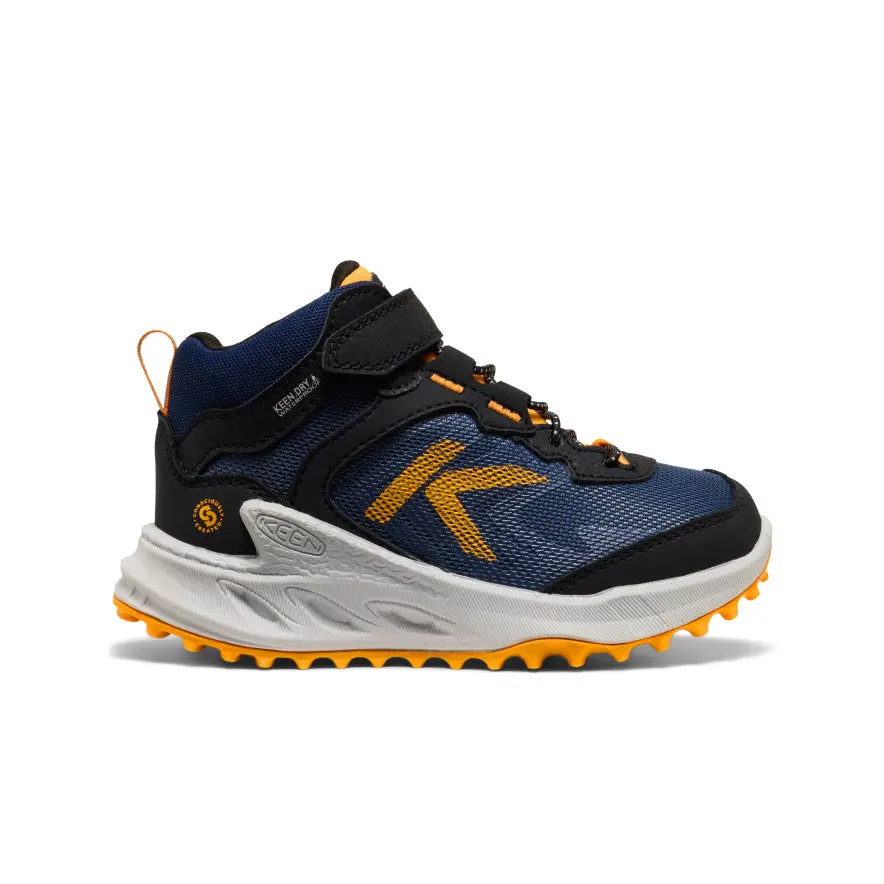 Little Kids' Zionic Waterproof Boot  |  Naval Academy/Bright Marigold 1