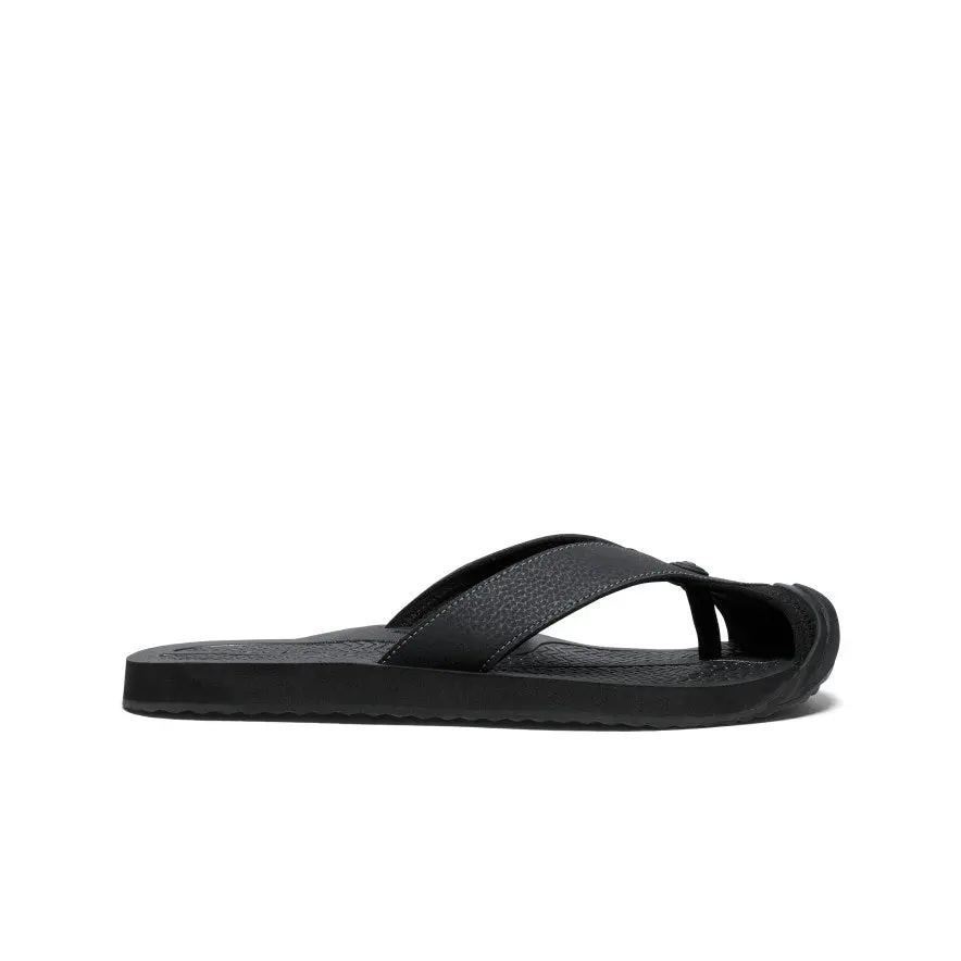 Men's Barbados Flip-Flop  |  Black/Steel Grey 1