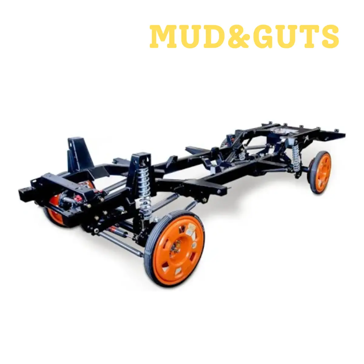 Mud&Guts 1932 Ford Street Rod Frame Welded & Boxed Complete C22001 1