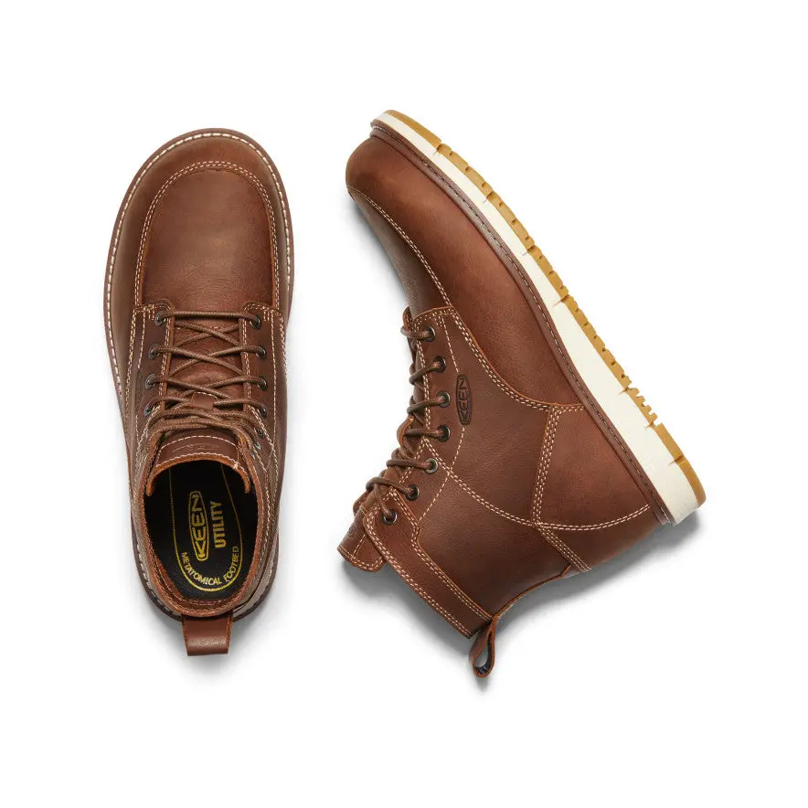 Men's San Jose 6" Boot (Aluminum Toe) | Gingerbread/Gum 4