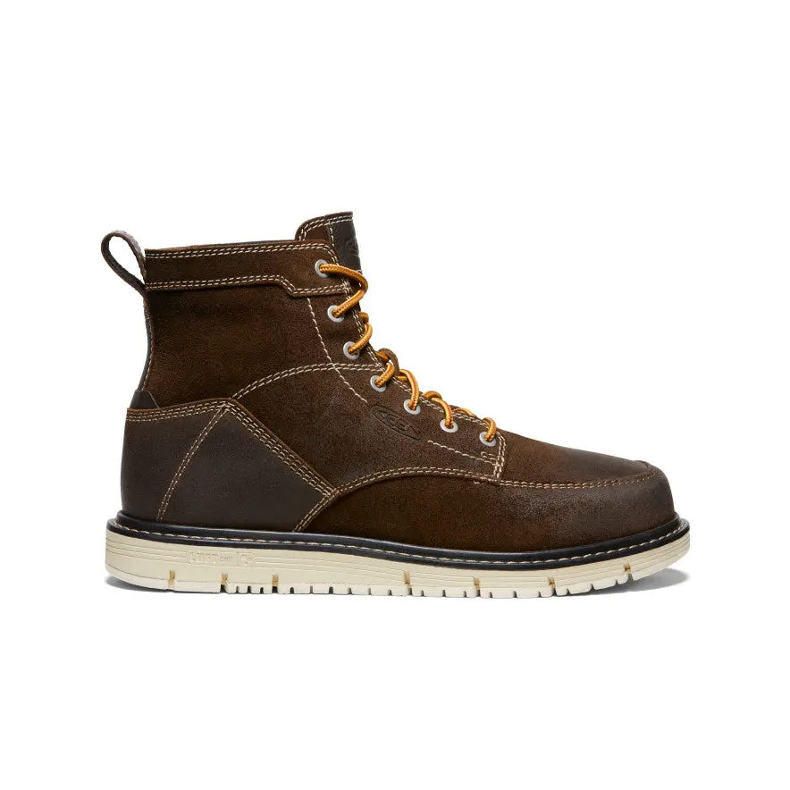 Men's San Jose 6" Boot (Soft Toe)  |  Coffee Bean/Star White 1