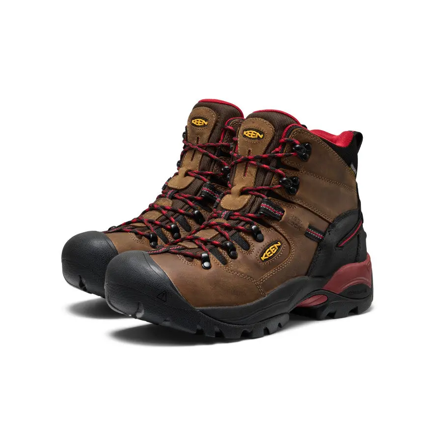 Men's Pittsburgh Energy 6" Waterproof Boot (Carbon Toe) | Bison/Black 2