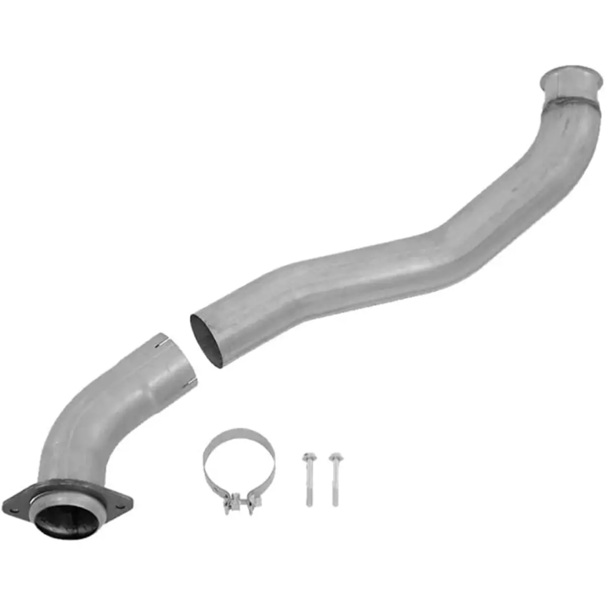 4" Down Pipe For 2008-2010 6.4L Powerstroke Ford F250 F350 F450 Aluminized Steel 1